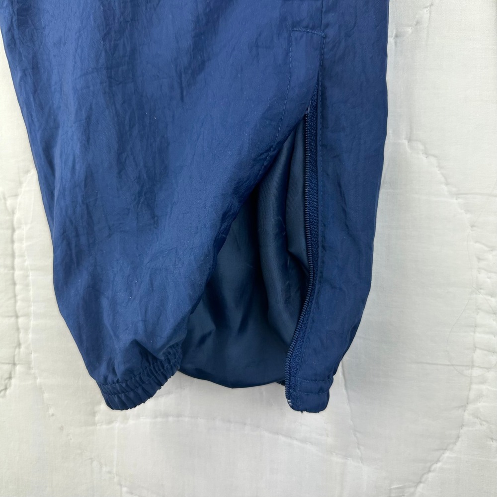 Starter Track Pants Mens L Navy Blue Windbreaker Vintage Zip Nylon Mesh VTG‎ Y2K - Picture 8 of 9